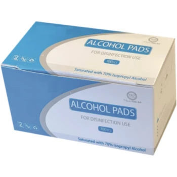 פד אלכוהול - מארז 100 יחידות